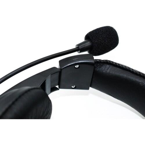 3.5mm Wired Headphones With Microphone Business Headset Mic Earphone For Computer PC Gaming Stereo Skype JR Deals