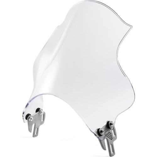 Motorcycle Wind Deflectors Windshield Windscreen For Honda CB400SF NT 250 400 650 750 900 919 1000 1300 X4 Round Lamp Universal