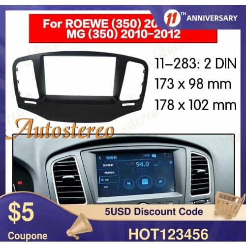 Top Quality Radio Fascia for ROEWE (350) 2010+ Stereo Fascia Dash CD Trim Installation Kit Radio Frame