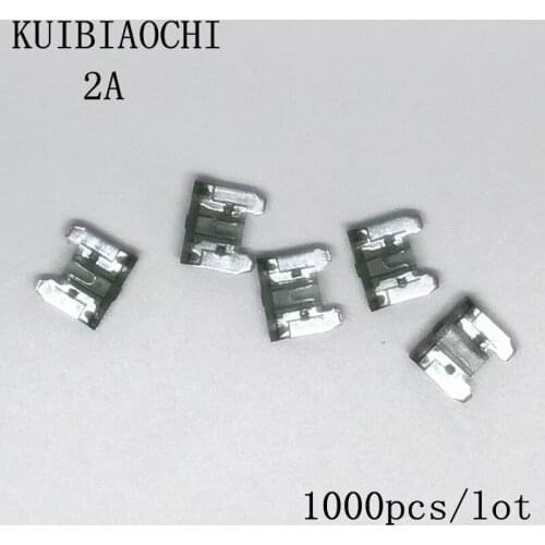 1000pcs/lot Micro car fuse 2A Micro Automotive Fuses 2A
