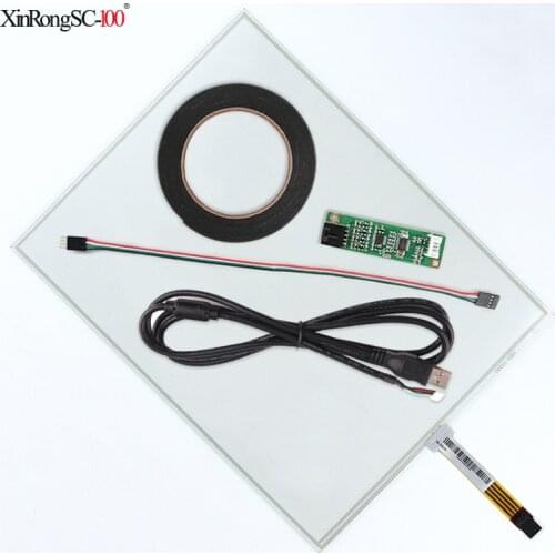 15 inch 4 wire Touch Screen + USB Port Controller Card Function Glass Repair Replacement 322* 247mm 322mm* 247mm Touch Panel