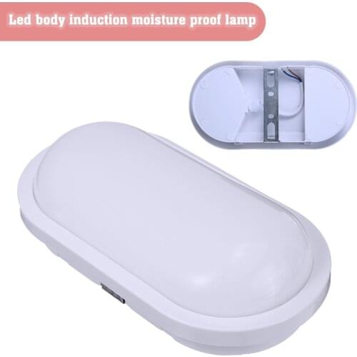 15W Bathroom Oval Wall Light LED Motion Sensor Outdoor Waterproof Wall Lamps Light Outdoor/Indoor Lighting LED Lamp
