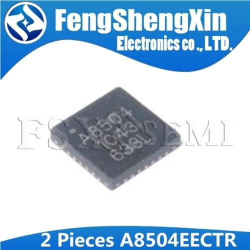 2PCS A8504EECTR-T QFN A8504 A8504EECTR QFN-26 WLED/RGB Backlight Driver for Medium Size LCDs