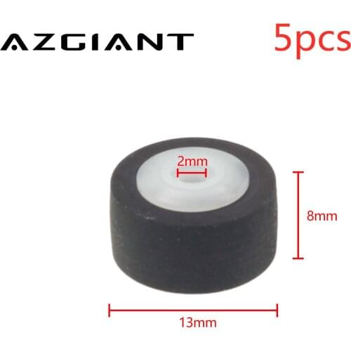5pcs 13x8x2mm Card Seat Audio Belt Pulley Tape Recorder Belt Pulley Wheel Amplifiers Pinch Roller Deck