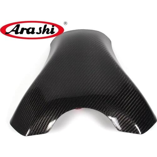 Arashi For KAWASAKI NINJA ZX10R 2008-2010 Carbon Fiber Motorcycle Tank Protector Cover Case Guard ZX-10R ZX 10R 2008 2009 2010