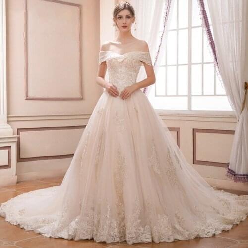Aswomoye Wedding Dresses With A Train