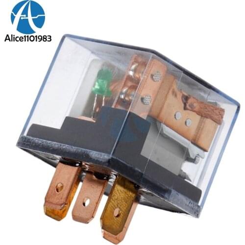 Waterproof Automotive Relay 12V 100A 5Pin SPDT Car Control Device Car Relays DC 24V 48V High Capacity 100A Switching Capability