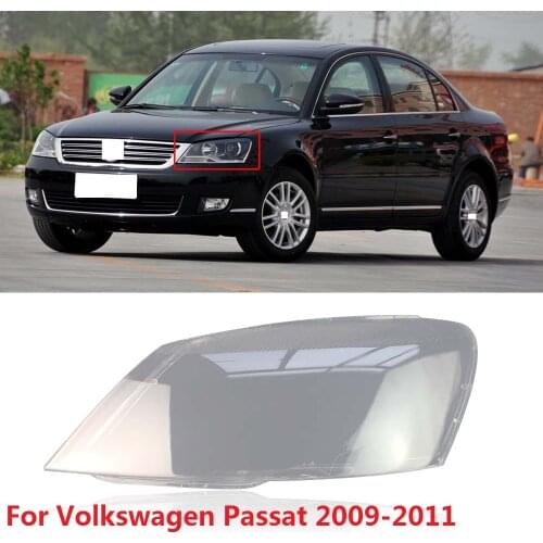 CAPQX 1PCS For Volkswagen Passat B5 09-11 Front Headlight transparent cover Lampshade Waterproof Bright head light Shade Shell