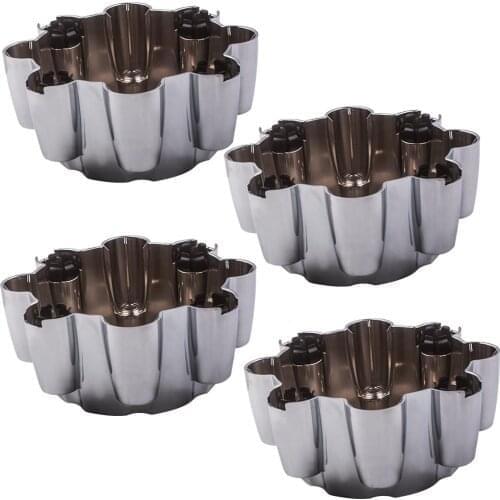4 x 8 Lug Chrome For Ford F250 F350 SRW SuperDuty Excursion 1999-2005 Wheel Center Hub Caps Rim 1C3Z1130BA 560-3340