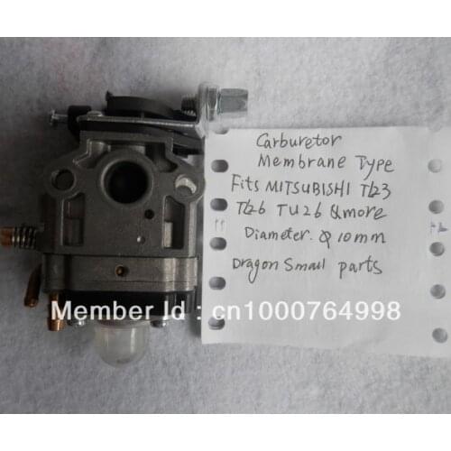 CARBURETOR MEMBRANE TYPE 10MM FOR MITSUBISHI TRIMMER TL23 TL26 TU26 2 CYCLE CARB REPLACE PART KK22008AA-BA 220677306473