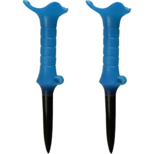 Lotusflower 3Pcs/Lot Golf Accessories Colorful Color Golf Plastic Tees 80mm High Quality Golf Scale Mark Tees