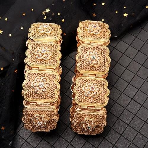 Moroccan Chic Cafetan Wedding Gold and Silver Metal Belt Luxury Gold Womens Belt Adjustable Length Wholesale
