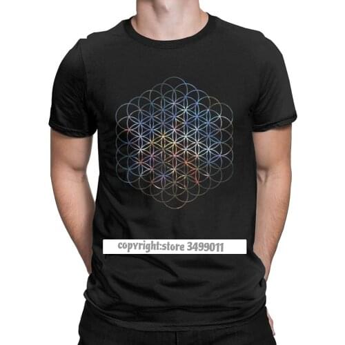 Carina Nebula Flower Of Life Mens T Shirts Sacred Geometry Magic Mandala Funny Tee Shirt Fitness T-Shirt Cotton Camisas