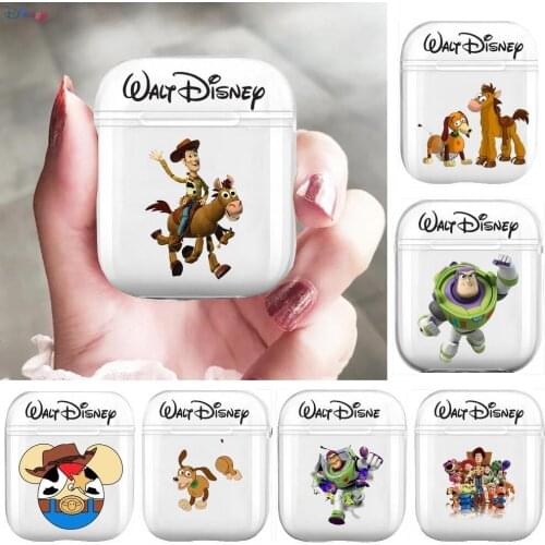 Disney Toy Story Soft Silicone Cases For Airpods 1/2 Protective Bluetooth Wireless Earphone Cover For Air Pods Charging Box Bag