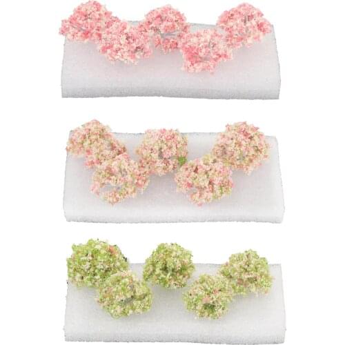 Plastic Landscape Model Trees 1:150 N scale Architecture Railways Street Diorama Landscape Accessories