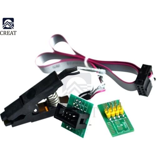 Flash Chip IC Test Clips Socket Adpter SOIC8 SOP8 BIOS/24/25/93 Programmer TL866CS TL866A EZP2010 Module Board