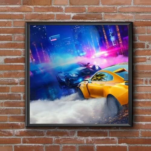 Need for Speed Heat Video Game Poster Wall Painting Home Decoration ( No Frame )