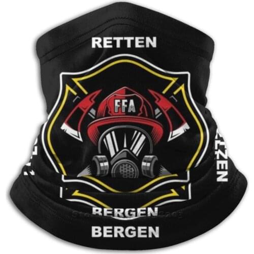 Firefighter Is To Put Out Fires 3D Bandana Face Neck Warmer Soft Fleece Mask Sport Scarf Also Drives Paramedics And Works With
