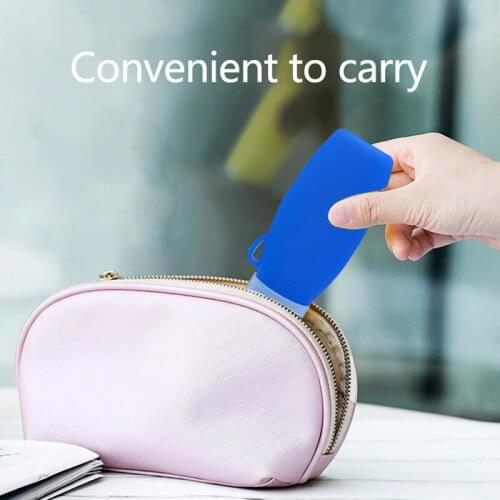 Silicone Travel Sub-Bottling Fan-Shaped Packaging Bottle Portable Cosmetic Storage Box Self Protect Outdoor Hand Soap Organizer