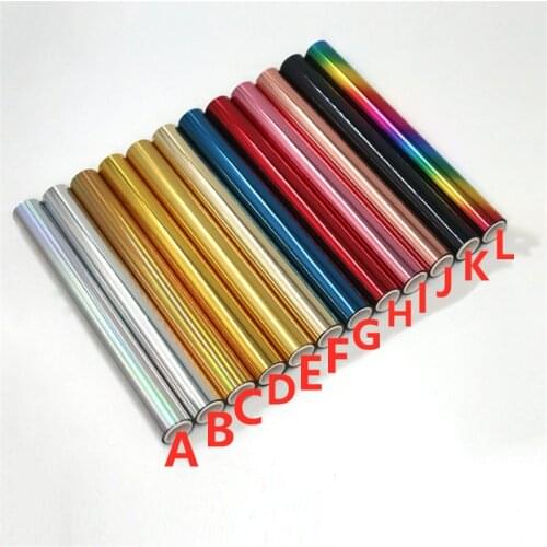 12 Colors Toner Reactive Foil Paper for Laser Printer Laminator DIY Cards Crafts Making Hot Stamping Foils 5mx19.3cm