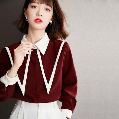Spring vintage French shirt fashion blouse pastel women tops blusas feminina ver o 2021 women clothing