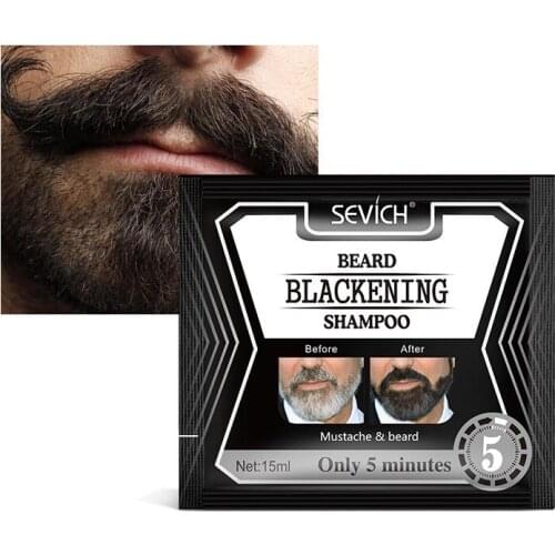 1/3/5pcs Beard Shampoo Black Beard Shampoo Beard Coloring Liquid Beard For Men Beard Care