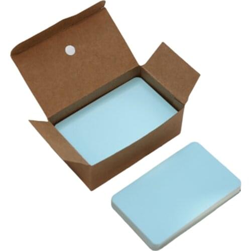 100 Sheets/Box Paper Message Card Blank Handwritten Memo Notecards Gift Postcard