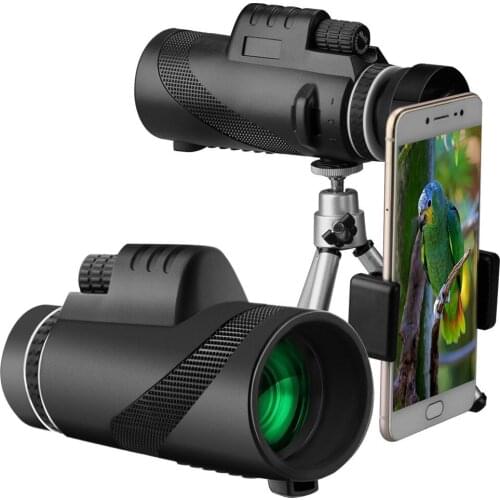 40x60 Monocular Telescope For Smartphones Mobile Phone Powerful Zoom Scope Military Hunting Optical Professional Display #GH
