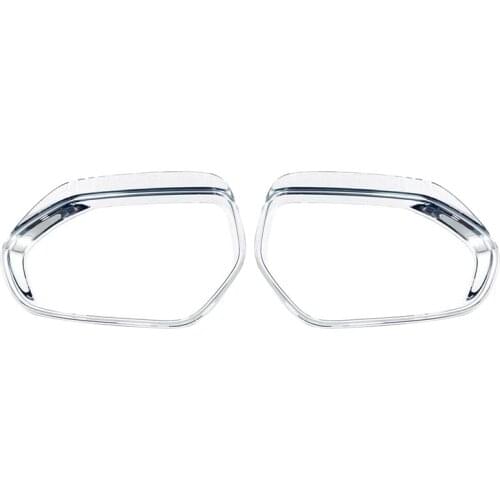Car Chrome Rearview Mirror Rain Eyebrow Cover Trim for Toyota CHR C-HR 2017-2020 Accessories