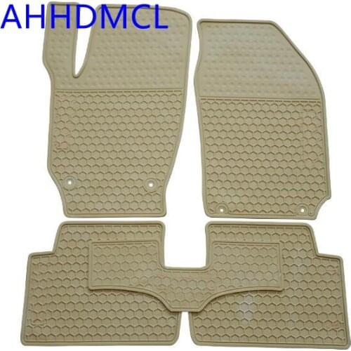 Car Rubber Floor Mats Anti Slip Mat Carpet Feet Pads For Skoda Fabia 2006 20072008 2009 2010 2011 2012 2013 2014 Left Hand Drive