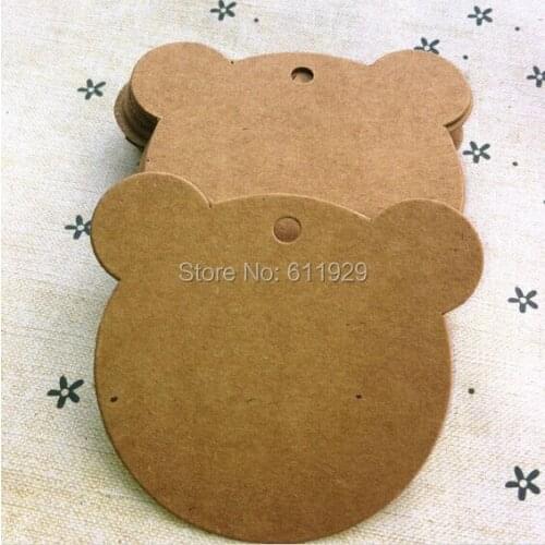 Free shipping 300 pcs a lot 6x6cm DIY blank kraft paper tags/wedding decorated card/baking price tags/labels/message card