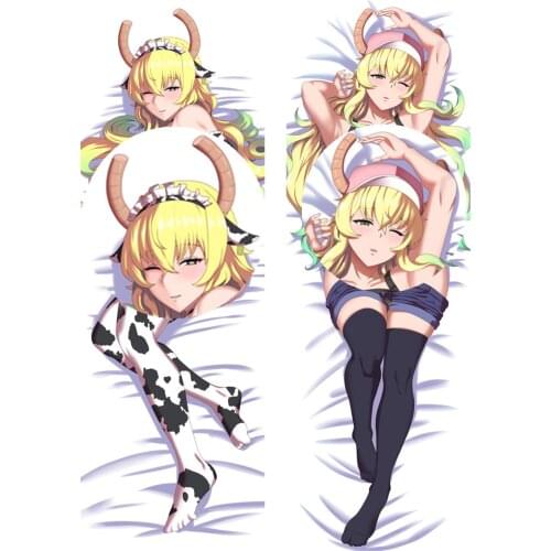 Anime Miss Kobayashis Dragon Maid Ketsarukoatoru Quetzalcohuātl Cosplay Dakimakura Pillow Case Hugging Body