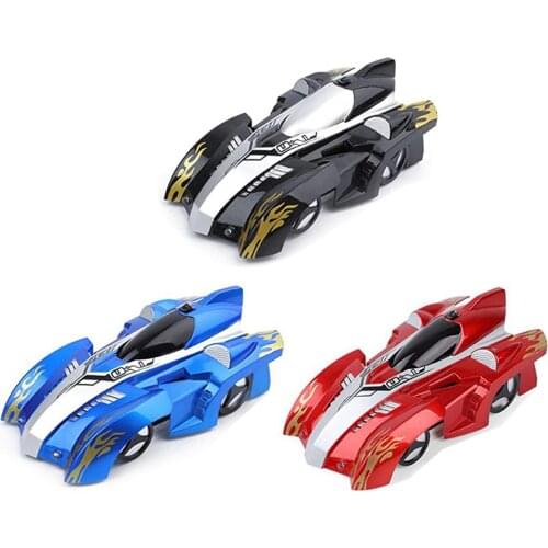 Infrared RC Car Wall Climbing Car Anti Gravity Toys 360 Degree Rotating Stunt Toy Electric Car Machine With LED Lights Boy Gifts