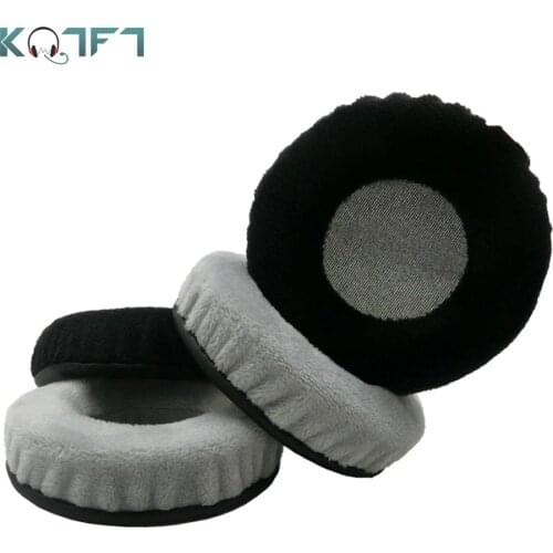 KQTFT 1 Pair of Velvet Replacement Ear Pads for Rapoo S100 S 100 S-100 Accessories Headset EarPads Earmuff Cover Cushion Cups