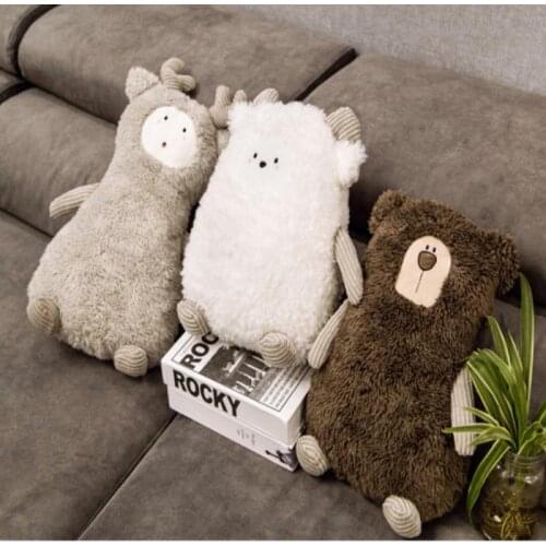 Creative Toys Small Fleece Pillow Little Bear Plush Toy Baby Accompany Sleeping Doll Plush Baby Birthday Christmas Child Gift