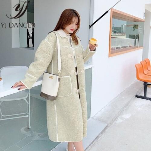 Large Size Winter Casual Womens Jacket 2019 New Fashion Long Sleeve Overcoat Long Thick Warm Faux Fur Coat NICE011