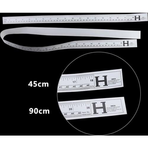 【Adhesive ruler】Adhesive scale ruler Sewing tape ruler Desktop sticker ruler Countertop sticker ruler 45/90cm
