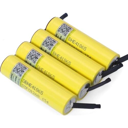 Liitokala Lii-HE4 2500mAh Li-lon Battery 18650 3.7V Power Rechargeable batteries +DIY Nickel sheet