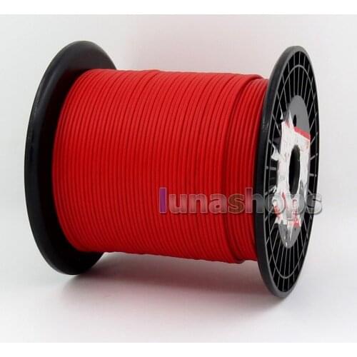 LN005736 30m Acrolink Doubling 6N OCC + Silver Plated 0.12mm*9 24AWG PVC (N Telf) Diameter:2.1mm For DIY Heaphone Cable ID40