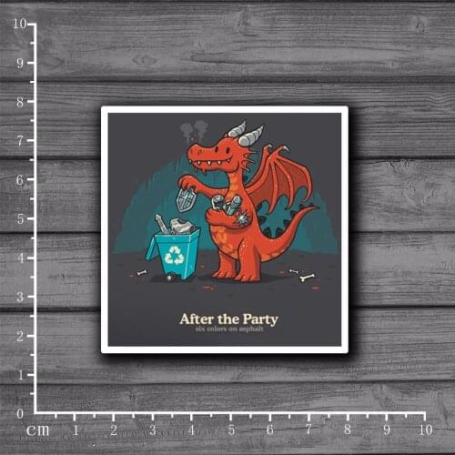 Cute Dragon Party ridicule Scrapbooking Stationery Graffiti Sticker Decor For Ablum Scrapbookin Laptop Notebook Sticker[Single]