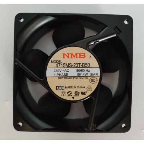 New Original NMB 4715MS-23T-B50-A00 119MM x 119MM x 38MM, 230VAC, 120MA 14W AXIAL Cooling FAN