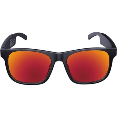 Bone Conduction Bluetooth Glasses Semi-Open Polarized Sunglasses for Men and Women Driving Smart Glasses