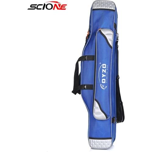 Portable Fishing Bag 80 / 90 / 100 / 120 Centimeter Oxford Fishing Rod Cover 2/3/4 Layers Bag For Fishing Tackle Tools XA148G