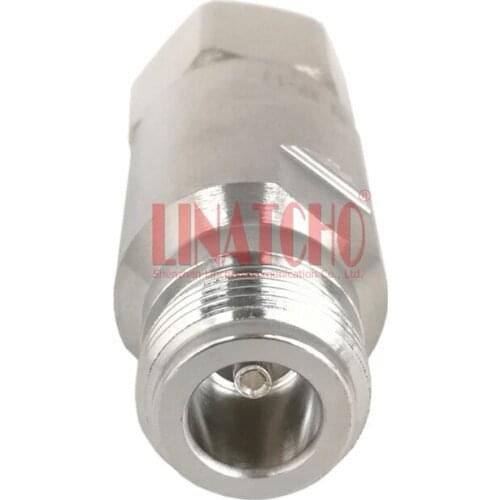 N Jack Female Connector Straight Clamp for 1/2 Inch Feeder Cable Corrugated Copper