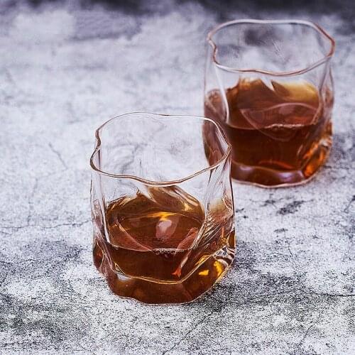 Unique Shape Whiskey Glass Beer Glass Wine Glass Restaurant Hotel Cafe Use Water Glass