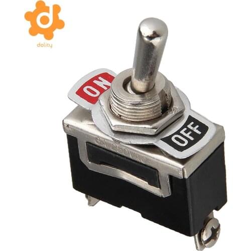 Generic Toggle Flick Switch ON/OFF SPST Car Dash Light Dashboard 12V ON-OFF Switch SPST Single Pole Single Throw