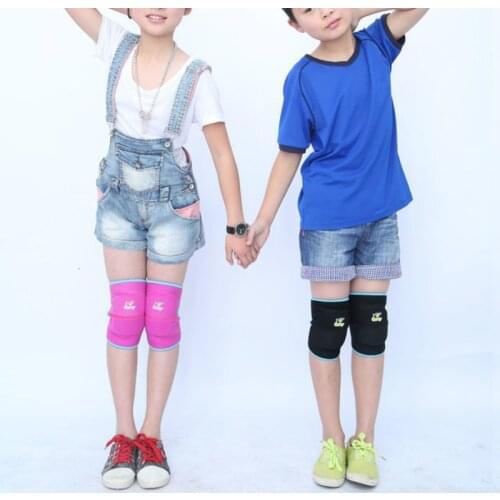 1 Pair Kids Children Thickening Sports Knee Pads Support Dance Cycling Football Basketball Non-slip Kneepad Protector Guard