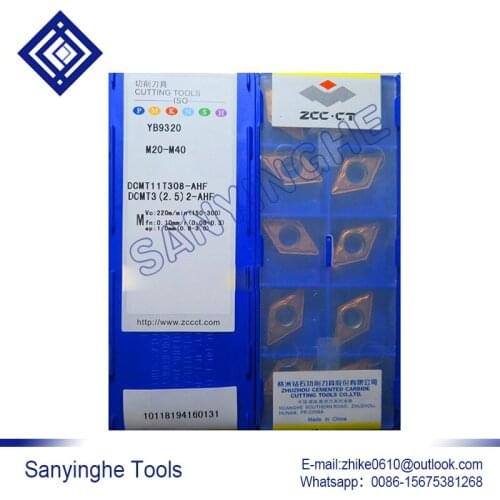 Free shipping high quality 10pcs/lots YB9320 DCMT11T308-AHF cnc carbide turning inserts