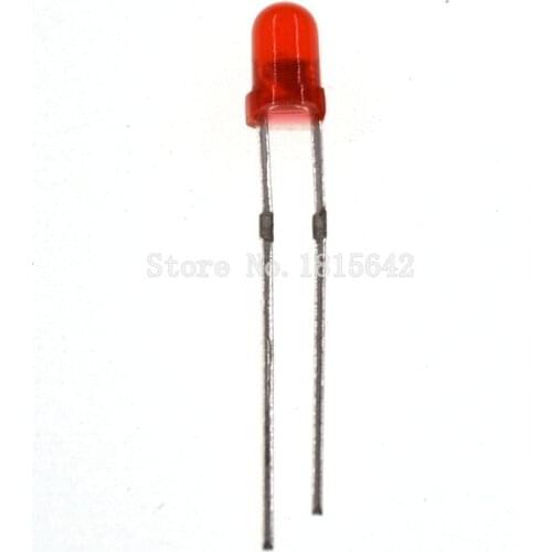 200PCS/Lot 3MM LED Diode Round Red Color Light Lamp F3 DIP Highlight New