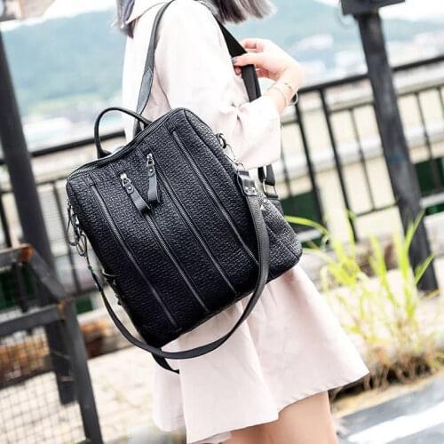 2020 Fashion Design Women Backpack High Quality Youth Leather Backpacks for Teenage Girls Female School Shoulder Bag Bagpack